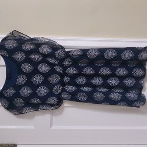 Blue Rain dress, size M
